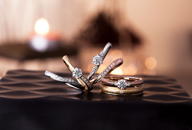 【大阪・梅田】手作り加工が流行りのオシャレといえばアンティーク調の婚約指輪・結婚指輪