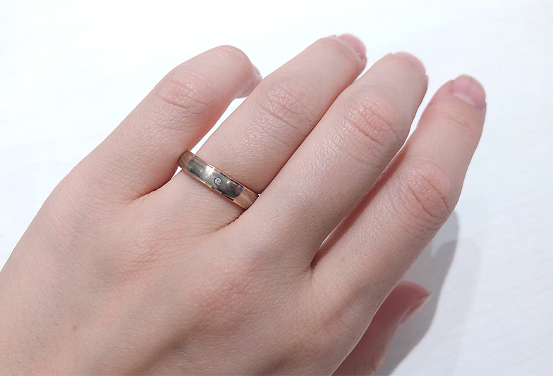 木目調の結婚指輪