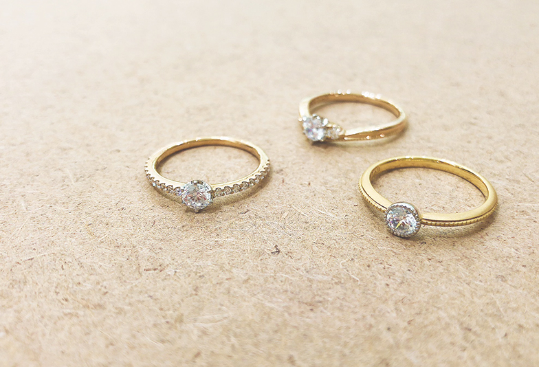 【静岡市】ゴールドの婚約指輪が可愛い！口コミ多数のブランドとは