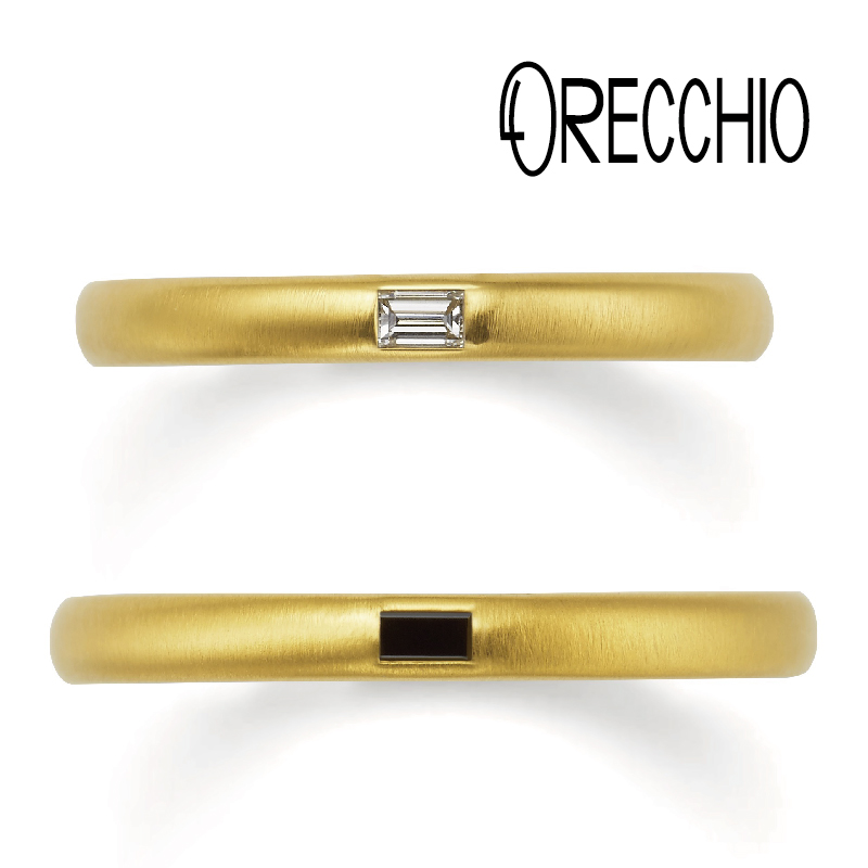 和歌山市　男性様のリングにブラックダイヤモンドが光るORECCHIO（オレッキオ）の結婚指輪をご紹介！