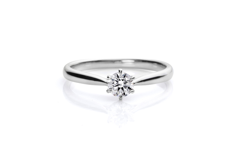 モルゲンレーテのシンプルな婚約指輪