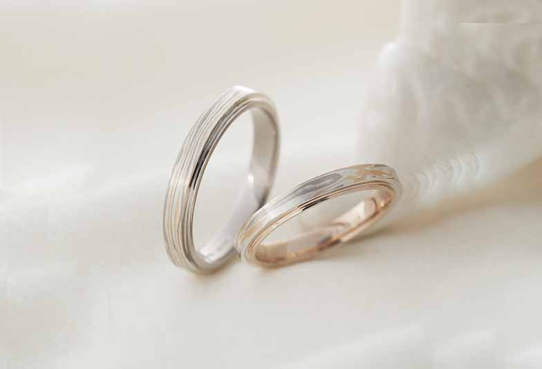 杢目金の結婚指輪