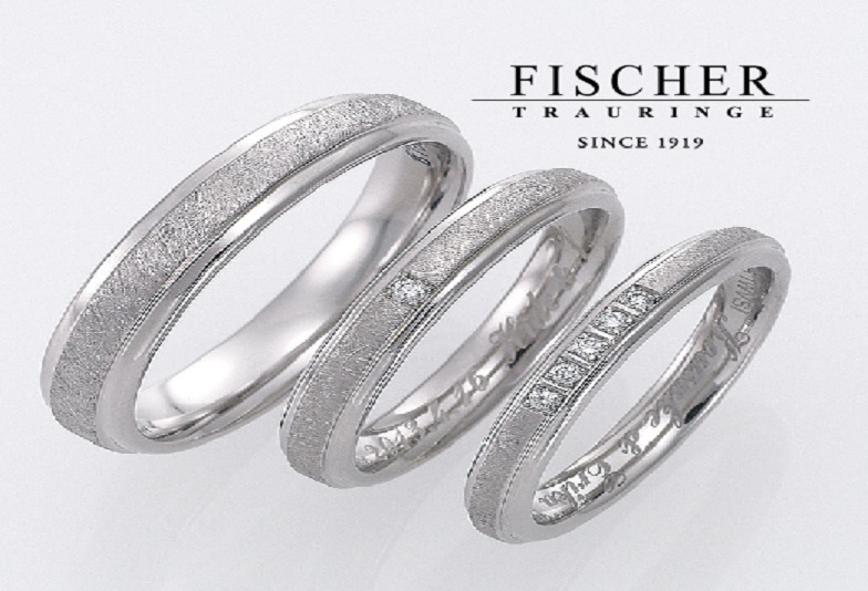 鍛造製法の結婚指輪FISCHER