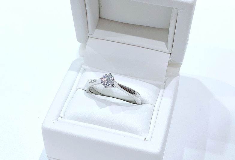 静岡市婚約指輪　シンプルな婚約指輪