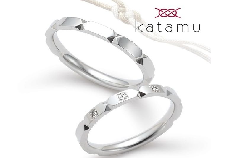 katamuの結婚指輪折り紙