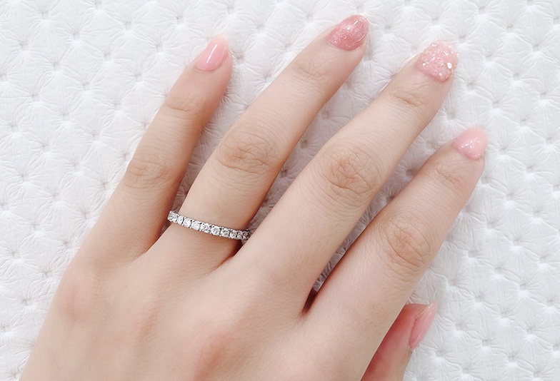 【静岡市】普段使い出来る婚約指輪！わたしが選んだフルエタニティリング