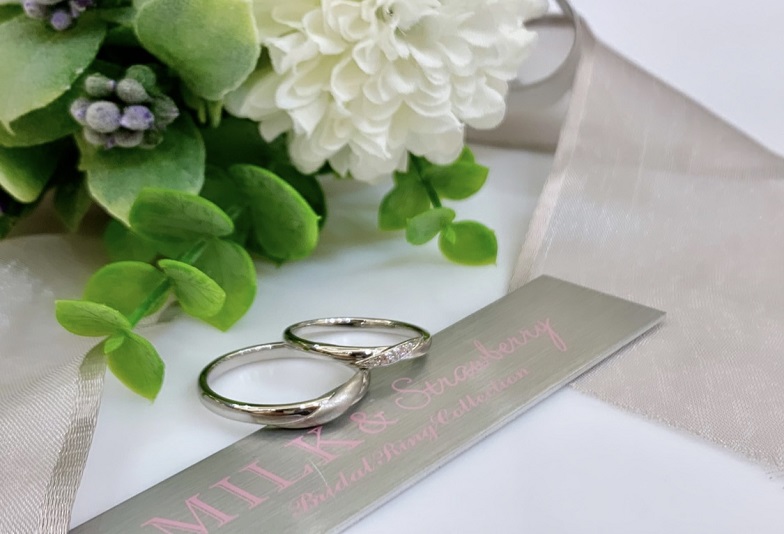 【京都市】希少価値の高いピンクダイヤを使用した人気結婚指輪ブランド「MILK＆STRAWBERRY」