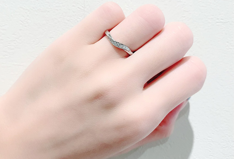 静岡結婚指輪ウェーブ