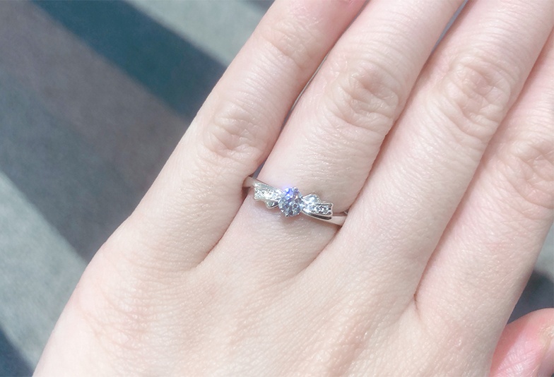 石川県野々市市で人気の婚約指輪ヴィヴァージュ「リアン」