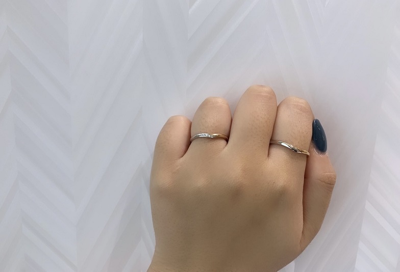 京都結婚指輪コンビリング
