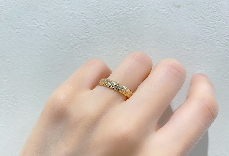 結婚指輪　ハワイアン