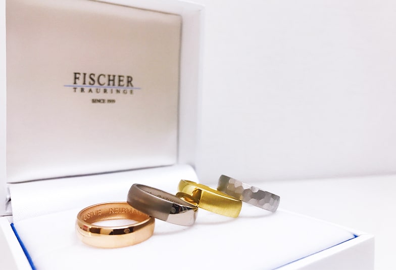 金沢市で人気の結婚指輪ブランド「フィッシャー」