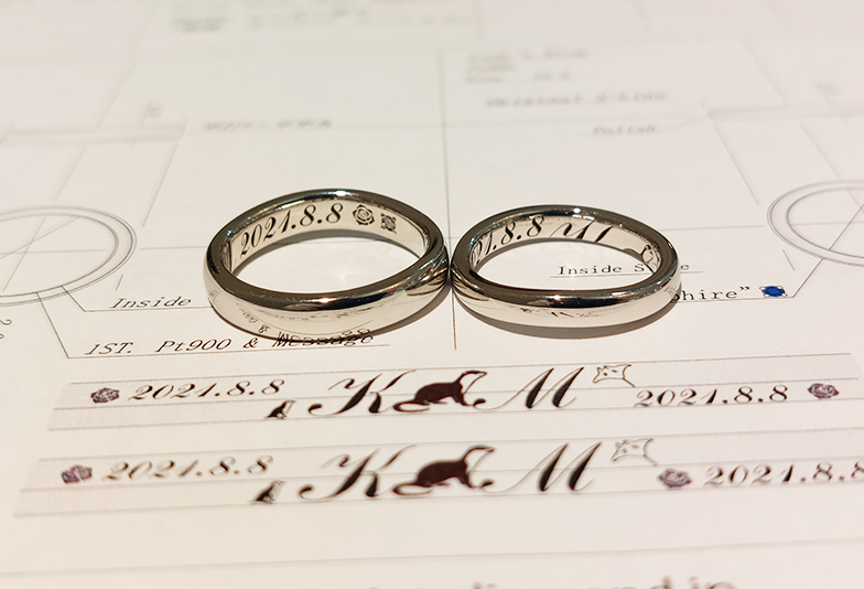 【静岡市】どの結婚指輪も同じに見えてない？迷った時におすすめな「刻印選び」
