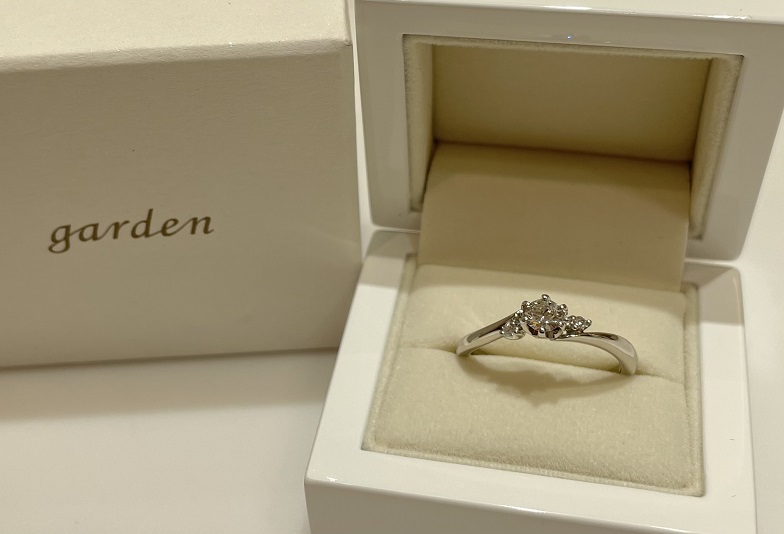 京都シンプルな婚約指輪ラパージュ