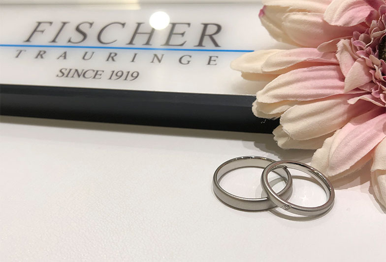 金沢市フィッシャー、鍛造の結婚指輪、ドイツの鍛造製法ブランド、
