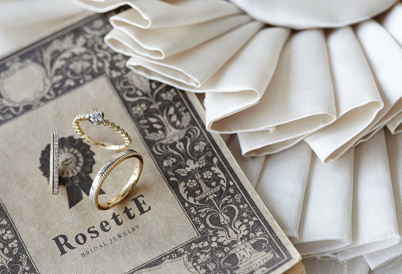 【福島市】結婚指輪クラシカルなデザインが人気の『RosettE』ロゼット