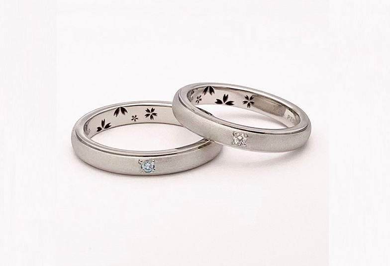 【浜松市】結婚指輪のさくらモチーフ、あなたはどのデザインがお好み？