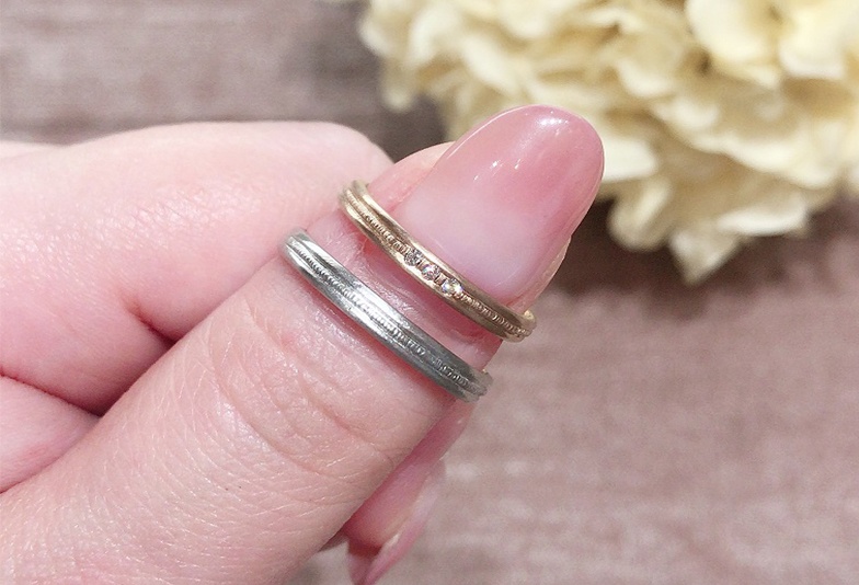 石川県で人気のYUKAHOJOの結婚指輪カーム