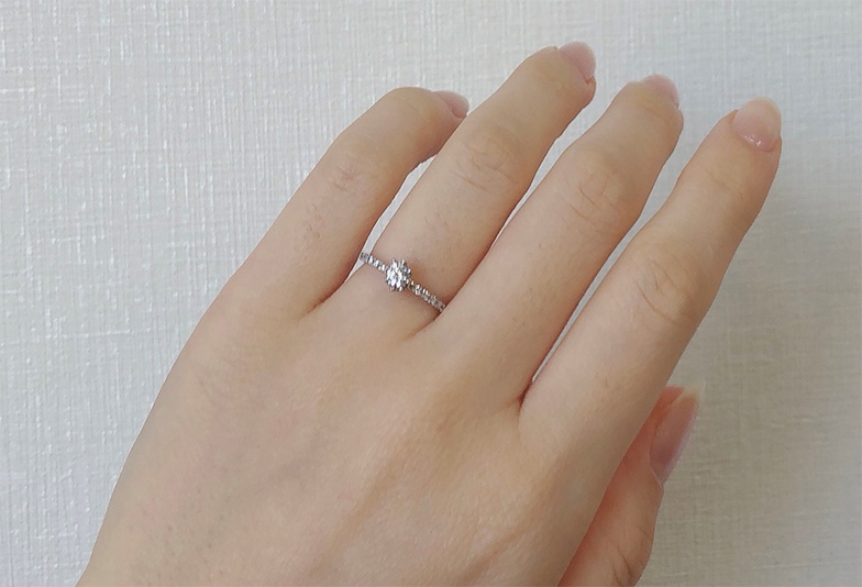 石川県で人気のブランドYUKAHOJOの婚約指輪ヘブン