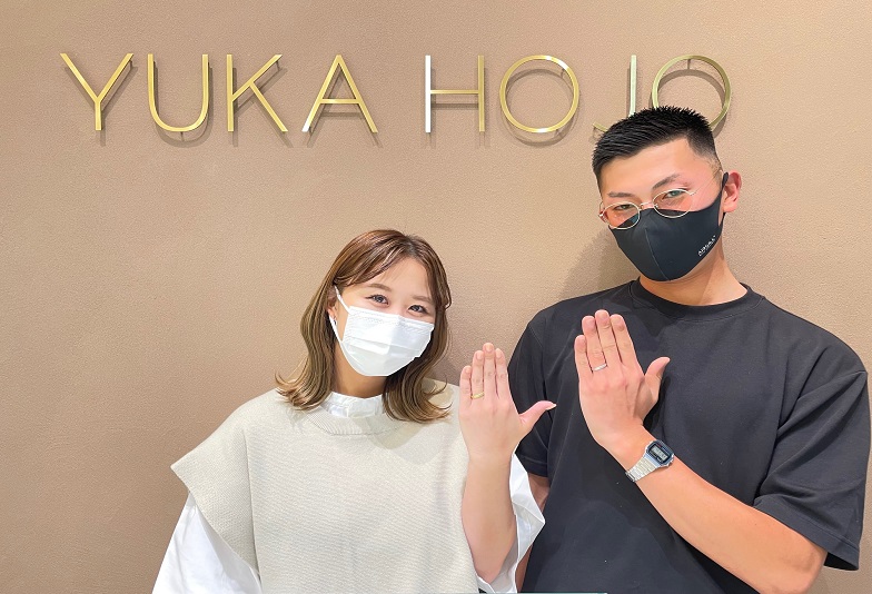 【京都市人気ブランド】ユカホウジョウはオシャレに普段から一生着けれる婚約指輪・結婚指輪のデザイナーズブランドとして話題