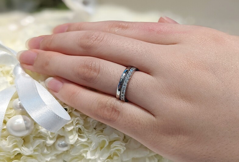 ラザールダイヤモンドの婚約指輪と結婚指輪