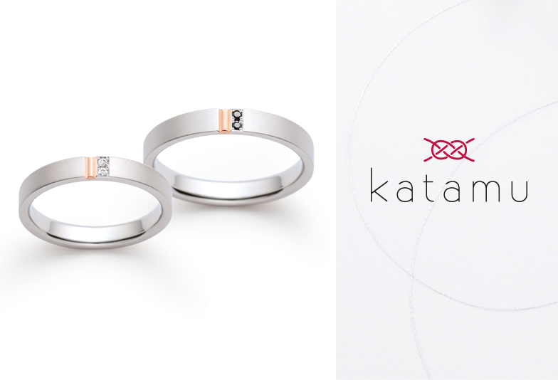 【大阪・梅田】着け心地と耐久性を兼ね備えた和ブランドの結婚指輪Katamuをご紹介致します♪