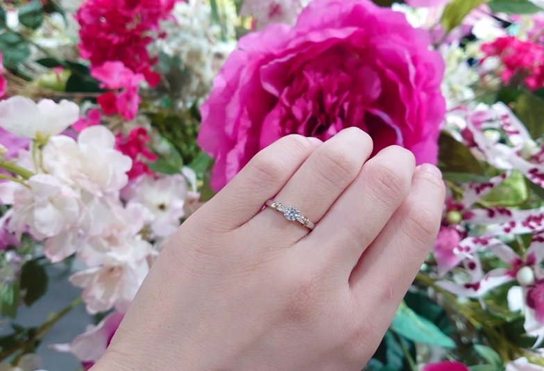 富山市で人気の婚約指輪ロゼット