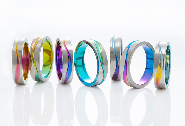 【郡山市】デザインだけじゃないカラーで楽しむ『SORA』の結婚指輪