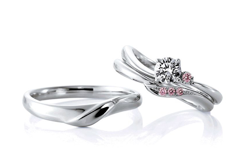 カフェリング結婚指輪婚約指輪セット