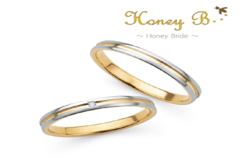 １０万円代の結婚指輪HoneyB