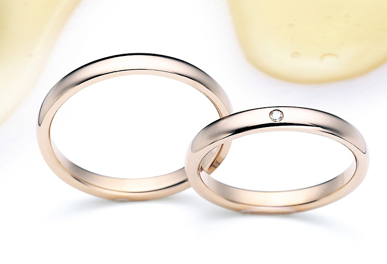 【郡山市】リーズナブルでお洒落な結婚指輪。定番のシンプルタイプや人気のゴールド素材から探す。