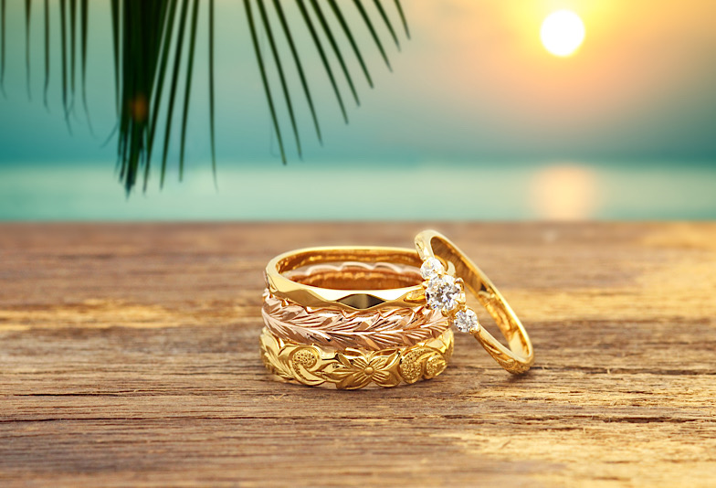 【郡山市】結婚指輪をセミオーダーで作れるハワイアンジュエリー「マカナ」
