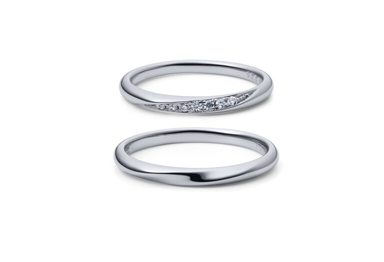 プラチナ素材の結婚指輪