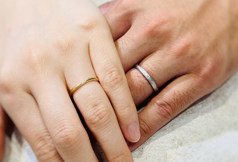 【福岡県久留米市】被らない結婚指輪をお探しの方におすすめのお洒落なデザイン