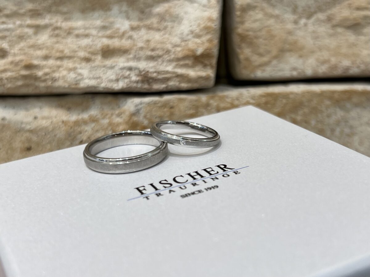 【京都市】ドイツの結婚指輪ブランド「FISCHER」の人気デザインをご紹介！マットデザイン編！