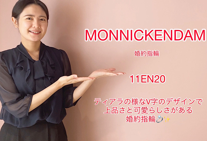 高岡市【動画】 MONNICKENDAM(モニッケンダム) 婚約指輪 11EN20