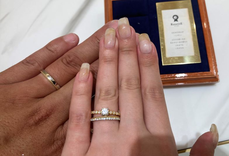 【奈良市】おしゃれ女子に大人気！個性溢れる婚約指輪・結婚指輪ブランド「ロゼット」をご紹介