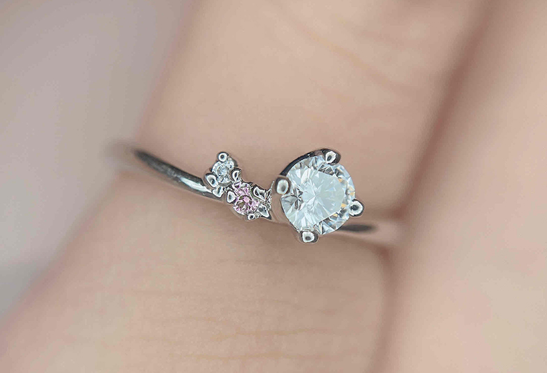 【浜松市】ピンクダイヤモンドが留められた可愛い婚約指輪が欲しい！人気のデザインランキングBEST3