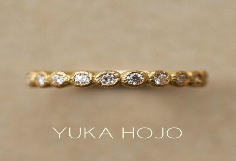 【和歌山市・海南市】幅広い年代に愛されている人気の可愛い結婚指輪「YUKA HOJO」をご紹介します！