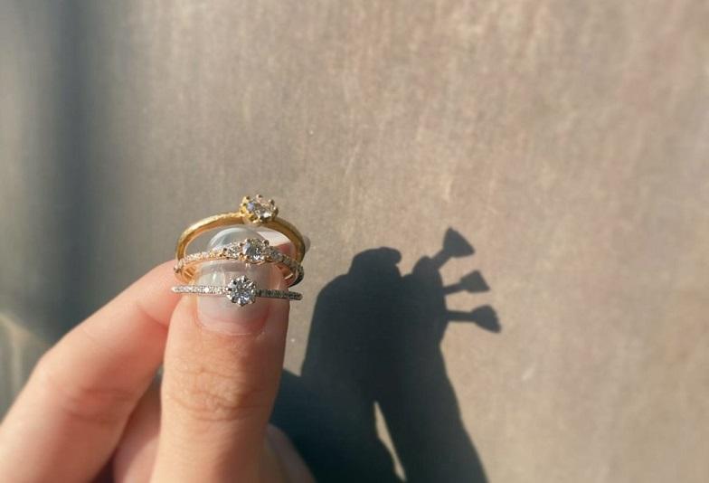 【京都】おしゃれ花嫁が選ぶ人と被りにくいYUKAHOJOの婚約指輪デザインをご紹介