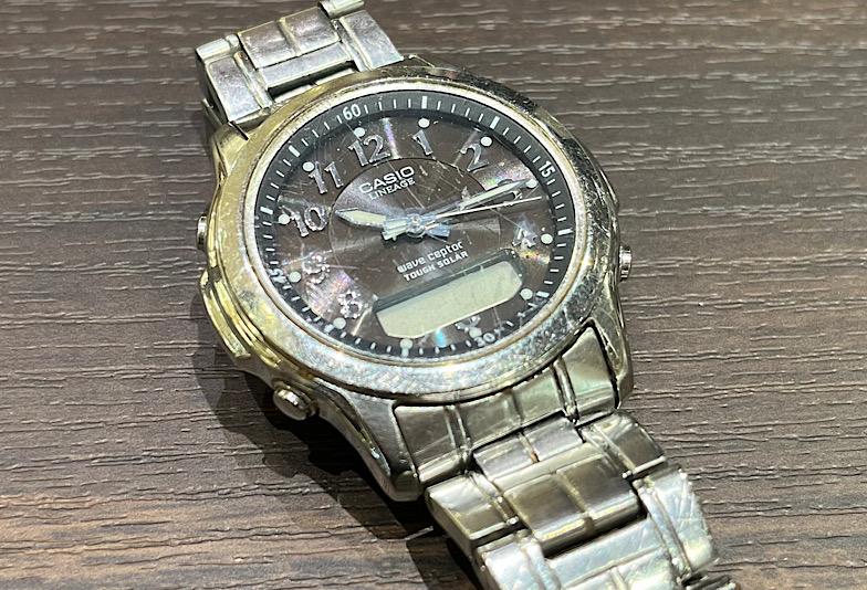 福井市エルパ　時計のガラスが欠けてしまった！これって直せる？