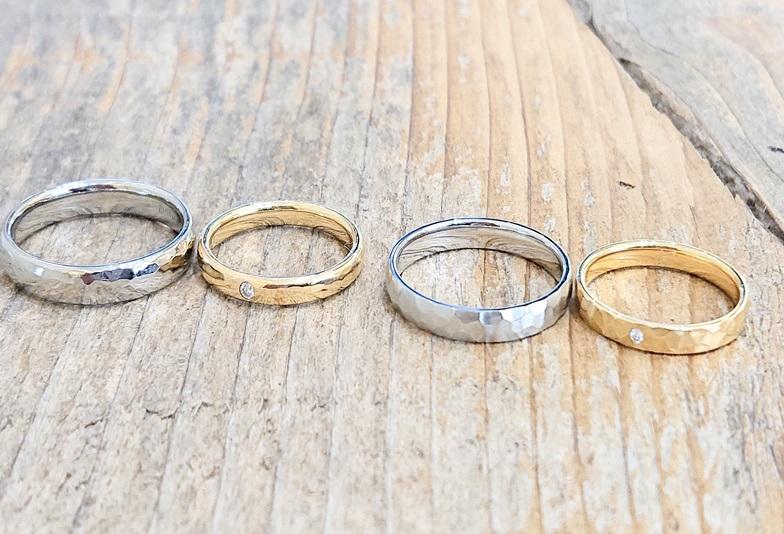 【京都】歳を重ねても人と被らずにカジュアルに着けれるデザインの指輪とは？槌目模様の結婚指輪ブランドのご紹介！