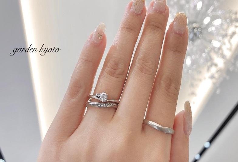 【京都市】結婚指輪がペアで15万以内なのに大満足！？華奢でキラキラがお好きな女性様も憧れのデザインをリーズナブルな価格で選びませんか？