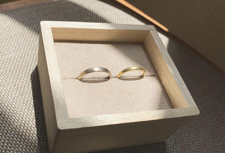【京都】カジュアルに着けられるおしゃれな結婚指輪「YUKAHOJO」の人気結婚指輪デザイン