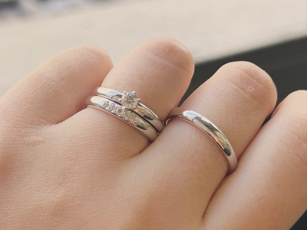 【京都】関西最大級ジュエリーショップで選ぶ婚約指輪と結婚指輪の重ね付け特集！