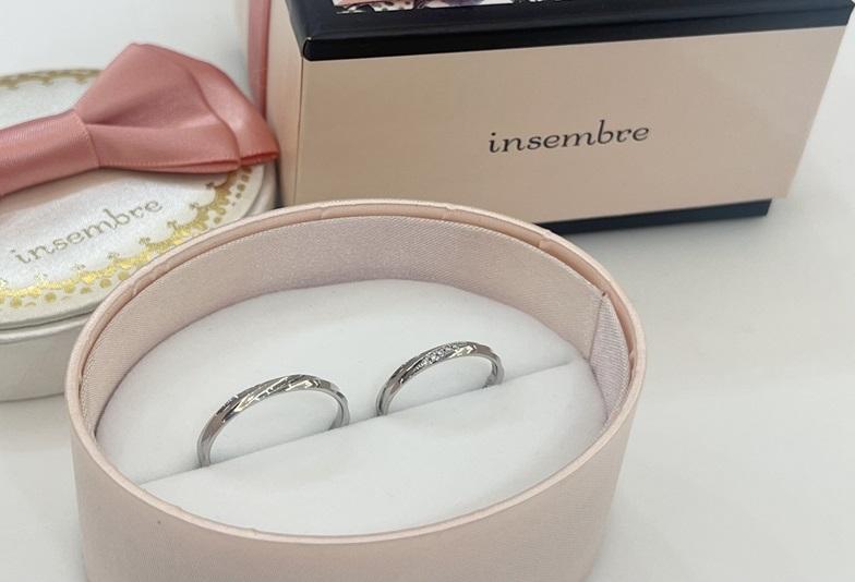 【京都】プラチナの結婚指輪が10万円で揃う結婚指輪ブランド「インセンブレ」