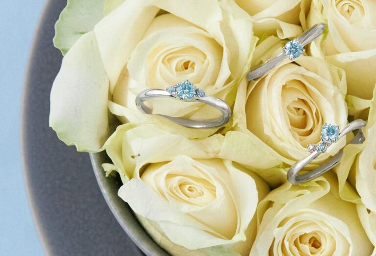 【浜松市】こんなカップルにおすすめ！初夏に涼しげなブルーの婚約指輪が大注目