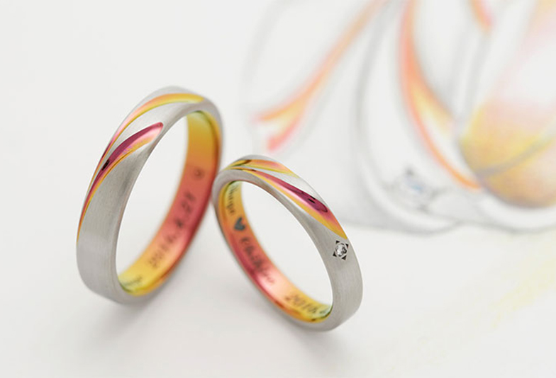 【山梨】カラーにこだわる結婚指輪を！SORAのオーダーメイドで理想を叶えよう