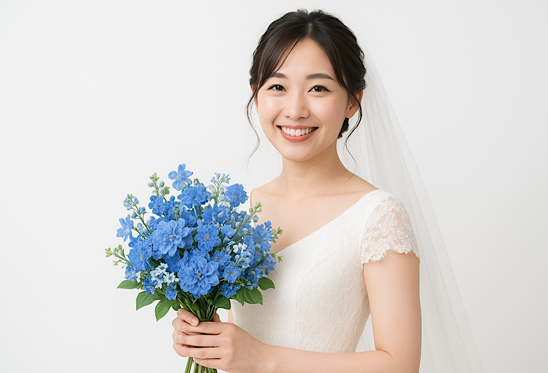 【福島市】婚約指輪のダイヤモンドをブルーに?花嫁が青色のものを身に着けると幸せになれる「サムシングブルー」とは