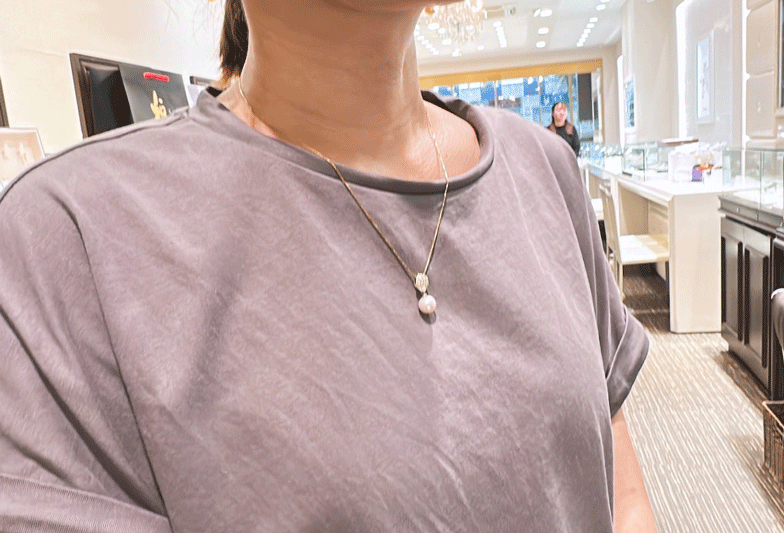 【静岡】胸元に宿る、一粒の想い。パールネックレス